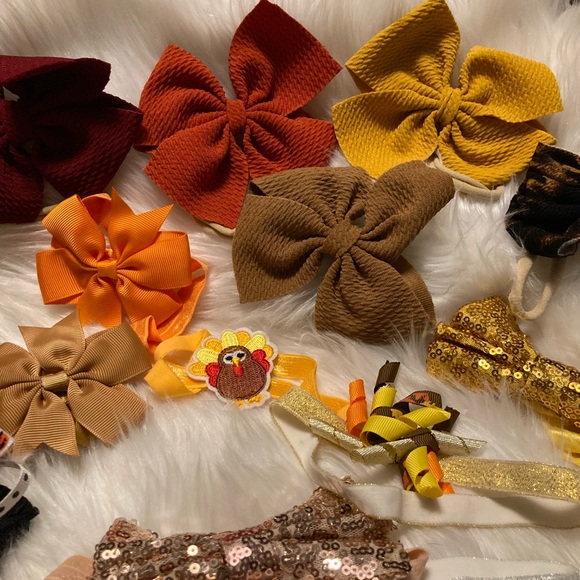 🎀 ( bundle of 3 for $10)fall infant hair accessories - Picture 7 of 8